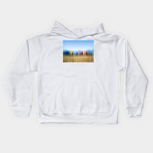 Beach Huts Kids Hoodie